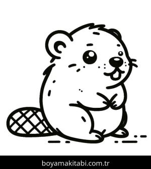 Kunduz boyama sayfası – evde etkinlik, ücretsiz yazdır