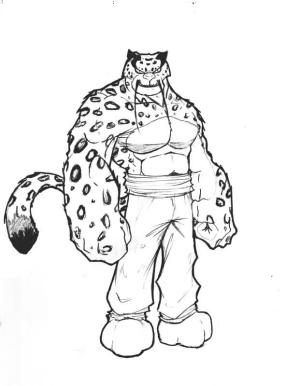 Kung Fu Panda boyama sayfası,  coloring page, Büyük Kar Leoparı Ejderhası, 