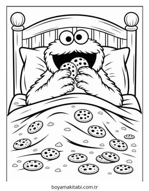 Kurabiye Canavarı Boyama