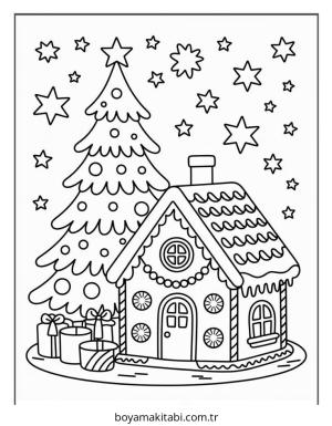 Kurabiye boyama sayfası – keyifli zaman, renkli çizimler