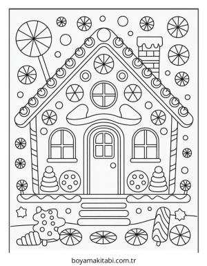 Kurabiye Boyama Sayfaları