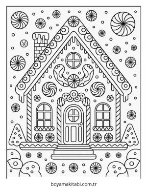 Kurabiye boyama sayfası – çocuklar için, çizgi film temalı