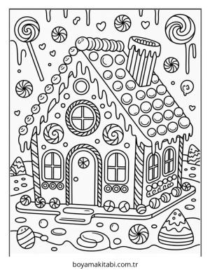 Kurabiye boyama sayfası – ücretsiz yazdır, boyama etkinliği