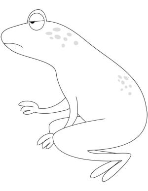 Kurbağa boyama sayfası,  coloring page, Kurbağa boyama kitabı., 