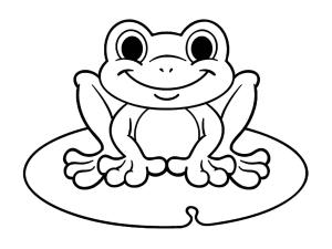 Kurbağa boyama sayfası,  coloring page, , 