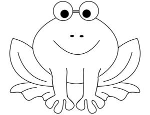 Kurbağa boyama sayfası, coloring page, Dev kurbağa.,