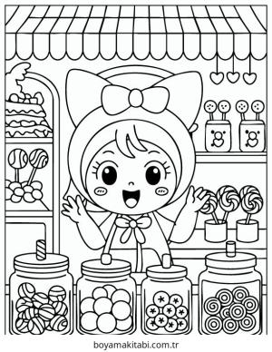 Kuromi boyama sayfası – boyama etkinliği, çocuk aktivitesi