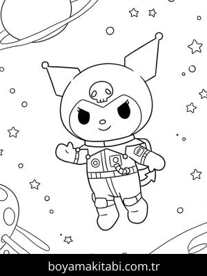 Kuromi boyama sayfası – ücretsiz yazdır, boyama etkinliği