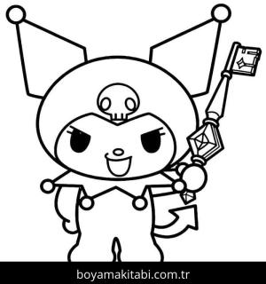Kuromi boyama sayfası – keyifli zaman, renkli çizimler