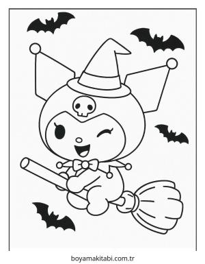Kuromi boyama sayfası – boyama çalışması, yaratıcılığı geliştirir