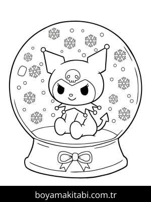 Kuromi boyama sayfası – boyama çalışması, yaratıcılığı geliştirir