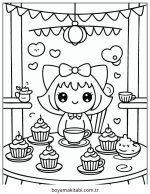 Kuromi boyama sayfası – keyifli zaman, renkli çizimler