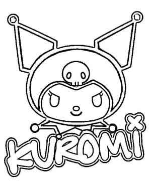 Kuromi boyama sayfası,  coloring page, Çocuklar İçin Kuromi, 