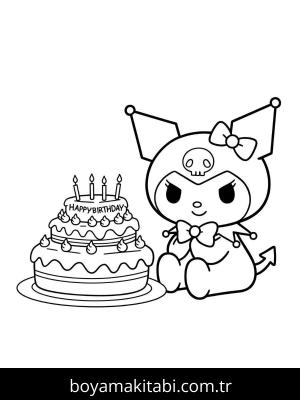 Kuromi boyama sayfası – yaratıcılık, eğlenceli etkinlik