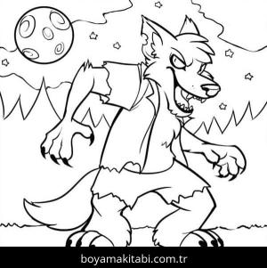 Kurt Adam boyama sayfası – çocuk aktivitesi, PDF indir