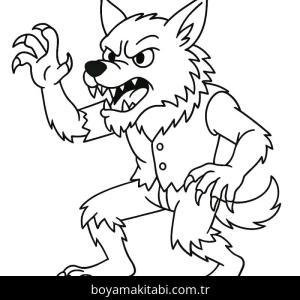 Kurt Adam boyama sayfası – boyama etkinliği, çocuk aktivitesi