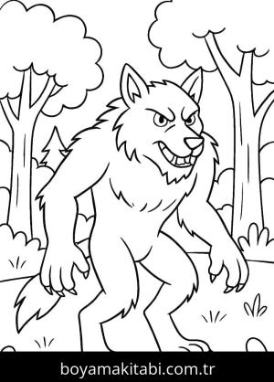 Kurt Adam boyama sayfası – eğlenceli etkinlik, el becerilerini geliştirir