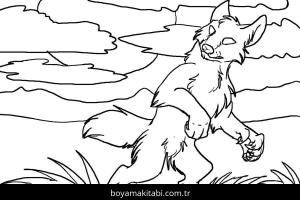 Kurt Adam boyama sayfası – evde etkinlik, ücretsiz yazdır