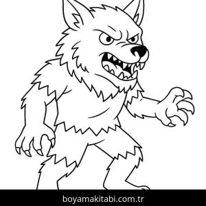 Kurt Adam boyama sayfası – eğitici aktivite, yaratıcılık