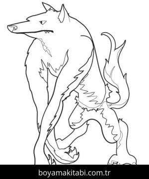 Kurt Adam boyama sayfası – boyama çalışması, yaratıcılığı geliştirir