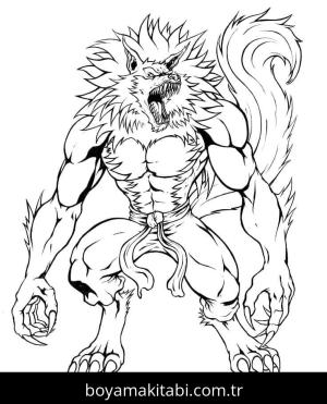 Kurt Adam boyama sayfası – okul öncesi, evde etkinlik