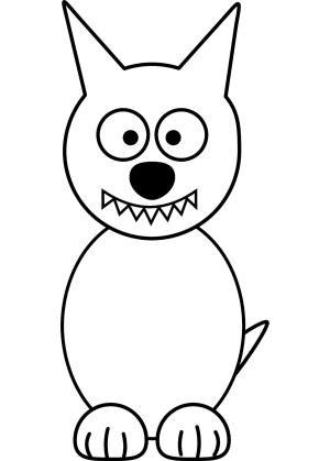 Kurt boyama sayfası, Wolf coloring page, , wolf cartoon wolf 