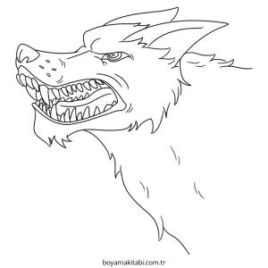 Kurt boyama sayfası – renkli çizimler, okul öncesi