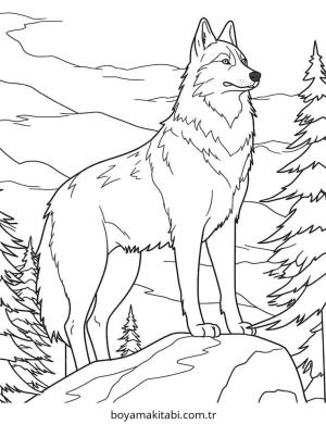 Kurt boyama sayfası – el becerilerini geliştirir, boyama çalışması