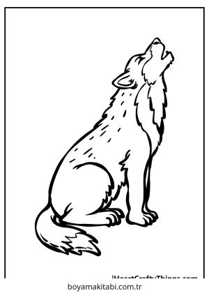 Kurt boyama sayfası – ücretsiz yazdır, boyama etkinliği