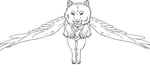 Kurt boyama sayfası, Wolf coloring page, Kurt Uçan, 