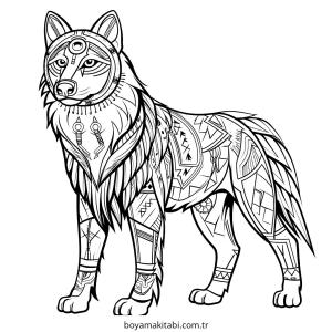 Kurt boyama sayfası – eğlenceli etkinlik, el becerilerini geliştirir