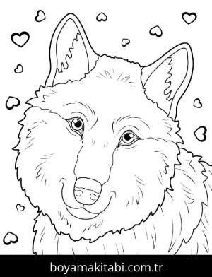 Kurt boyama sayfası – ücretsiz yazdır, boyama etkinliği