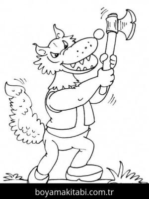 Kurt boyama sayfası – yaratıcılığı geliştirir, keyifli zaman