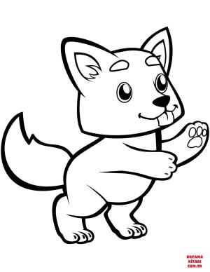 Kurt boyama sayfası, Wolf coloring page, , wolf cute baby wolf 