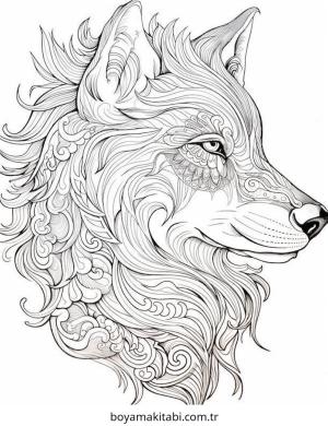 Kurt boyama sayfası – boyama çalışması, yaratıcılığı geliştirir