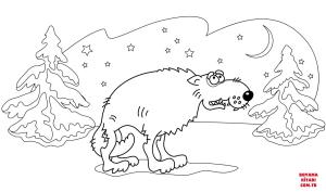 Kurt boyama sayfası, Wolf coloring page, , wolf arctic wolf 