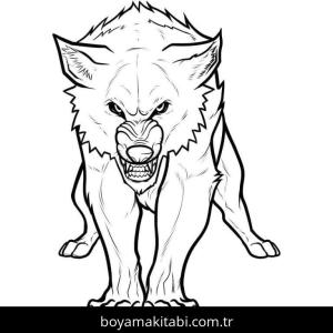 Kurt boyama sayfası – okul öncesi, evde etkinlik