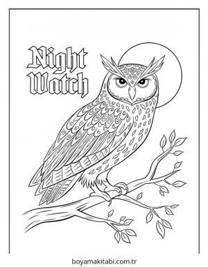 Kuş boyama sayfası – ücretsiz yazdır, boyama etkinliği