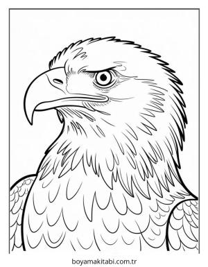 Kuş boyama sayfası – yaratıcılık, eğlenceli etkinlik