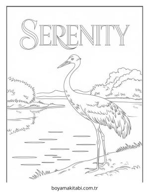 Kuş boyama sayfası – yaratıcılık, eğlenceli etkinlik