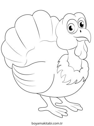 Kuş boyama sayfası – renkli çizimler, okul öncesi