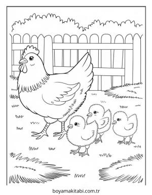 Kuş boyama sayfası – kolay boyama, eğitici aktivite