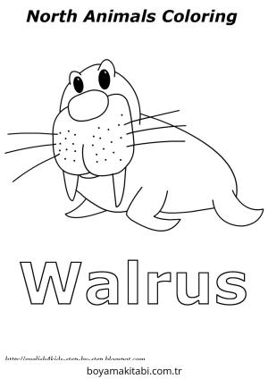 Kutup Hayvanları boyama sayfası – PDF indir, sevimli karakter