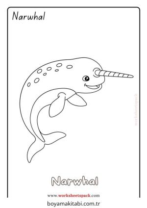 Kutup Hayvanları boyama sayfası – eğlenceli etkinlik, el becerilerini geliştirir
