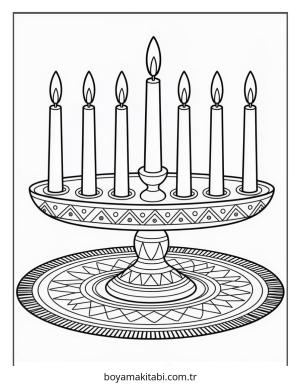 Kwanzaa boyama sayfası – ücretsiz yazdır, boyama etkinliği