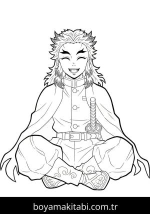 Kyojuro Rengoku boyama sayfası 48285,  coloring page, 