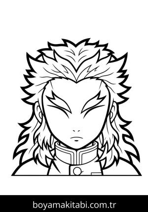 Kyojuro Rengoku boyama sayfası 48292,  coloring page, 