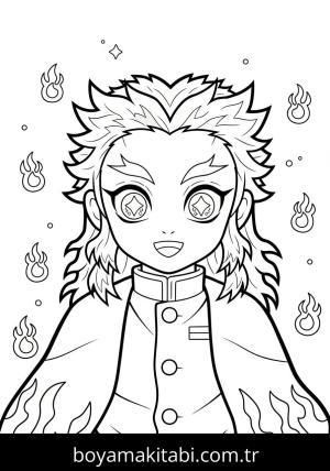 Kyojuro Rengoku boyama sayfası 48290,  coloring page, 