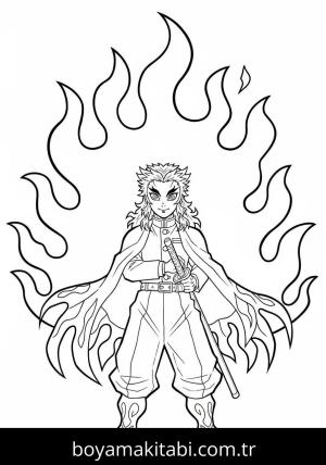 Kyojuro Rengoku boyama sayfası 48293,  coloring page, 