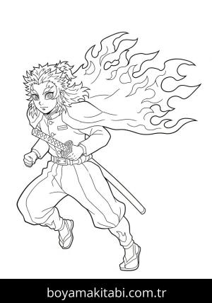 Kyojuro Rengoku boyama sayfası 48281,  coloring page, 